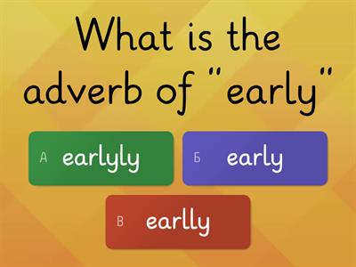 Comparative and superlative adjectives and adverbs