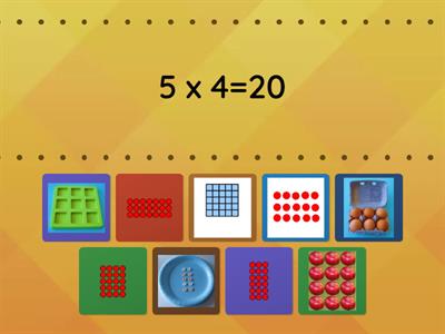 Multiplication match up Arrays 2,3,5