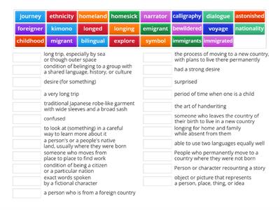 Vocabulary- Module 3 Arc 1 (Grade 3)