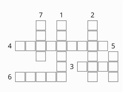 MFL Yr 11 Spanish - Numbers crossword