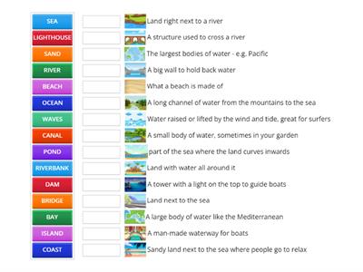Water geography matching