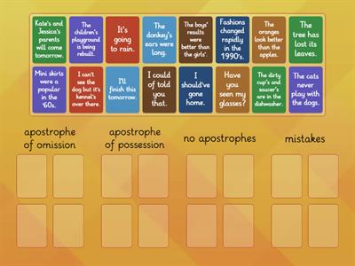 Apostrophe Group Sort 