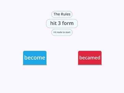 irregular verbs 3 form