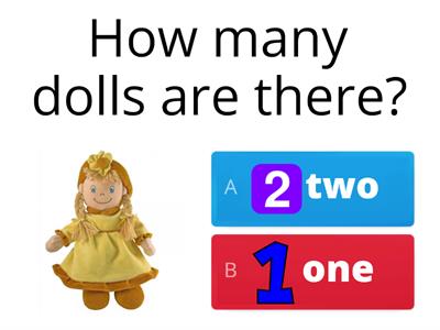 TOYS ''How many ...?'' Count & Say