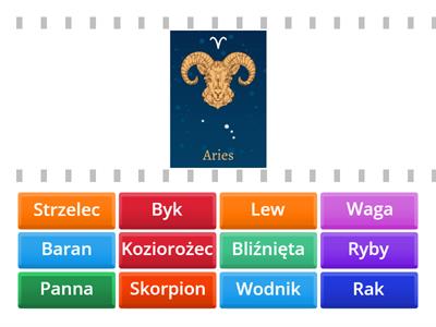 Zodiac signs - Znaki zodiaku