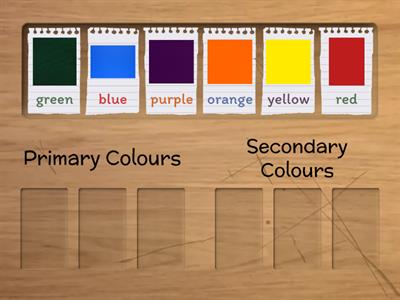Primary /Secondary colours