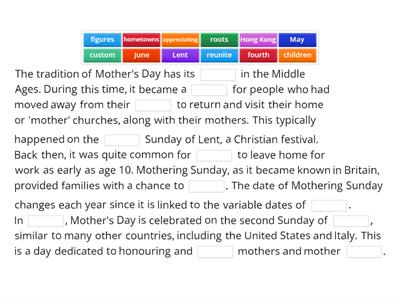 The Origins of Mothering Sunday in Britain