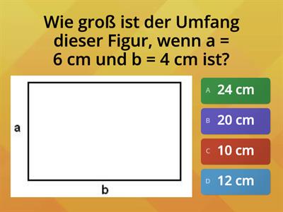 Berechnung Fläche und Umfang MEc01