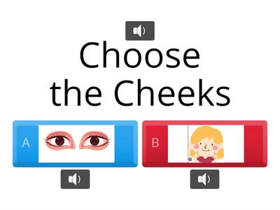 Choose the correct image  body parts