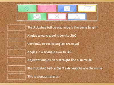 Geometry notations and angle facts