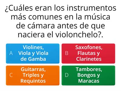 Cuestionario sobre el Violonchelo