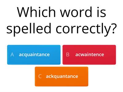 Words ending in -ant -ance -ancy Quiz