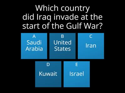 THE GULF WAR 