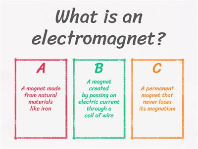 Electricity and Magnetism! Checkpoint Review #1!