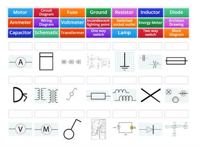 Diagrams, Drawings & Symbols Match Up
