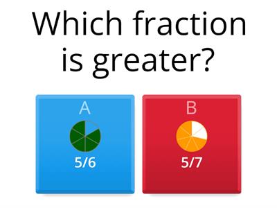 Retrieval: Which fraction is greater or smaller?