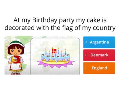 Birthdays Around the World - quiz (Little fox)