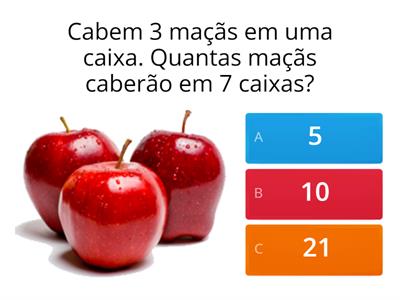 Problemas de multiplicação - 6° ANO