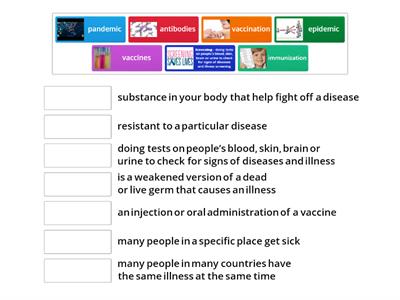 Grade 12: disease prevention 5.5a- keywords