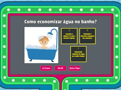 Cópia de Atitudes para economizar água!