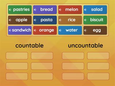 F&F3 Unit 8 countable/ uncountable