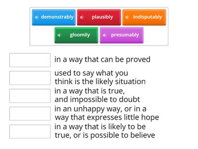 Adverbs Advanced