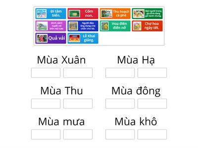 Dương Văn Thức - Các mùa trong năm . SGK cánh diều 2 bài 19 (Hoạt động 4: Chơi trò chơi  “Đoán mùa”)