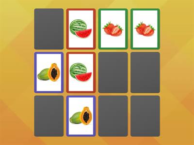 jogo da memoria das frutas 