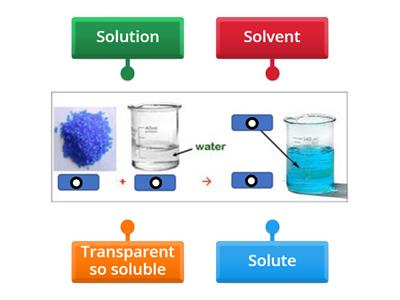 CAX KS3 solute, solvent, solution & soluble 