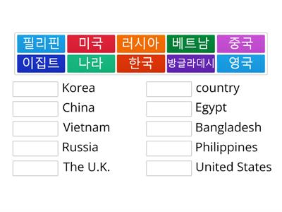 ﻿나라 ﻿country 