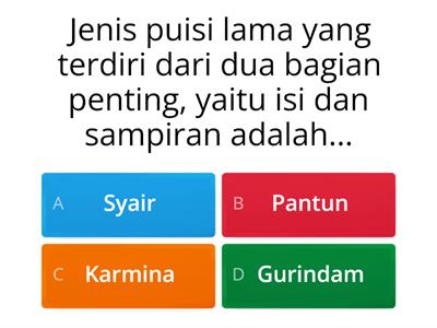 Belajar Pantun