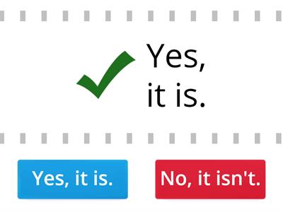 PS U2 My toys - language use and content concepts - Yes it is/No it isnt