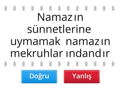 Namazın Mekruhları ve Bozan durumlar