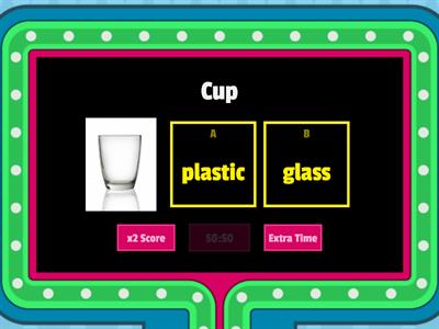 Plastic or Glass