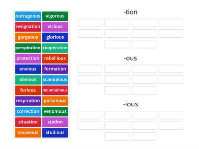 03_sort suffixes -tion, -ous, -ious