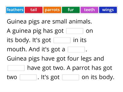 Unit 5 Animals (Animal Fact File)