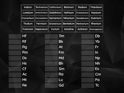 Hard Matching Elements