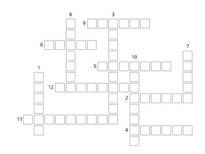 University - Crossword