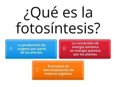 FOTOSÍNTESIS/NUTRICIÓN EN SERES VIVOS # 2