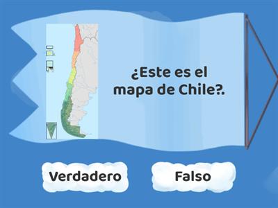 Chile en el mapa.