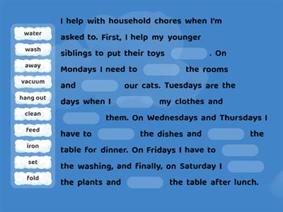 Household chores