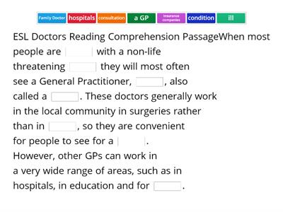 ESL Doctors https://www.excellentesl4u.com/esl-doctors-reading-comprehension.html