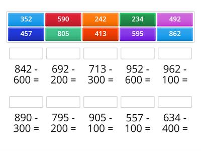  Subtraction 