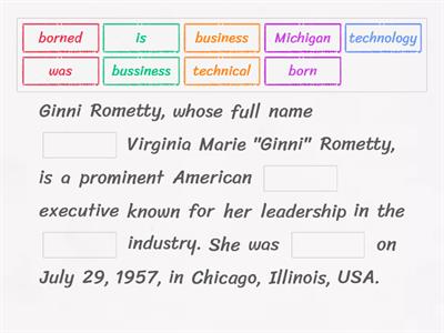 Ginni Rometty was the CEO of IBM from 2012 to 2020, leading one of the most iconic technology companies.