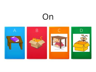 Preposition of place Primary 2