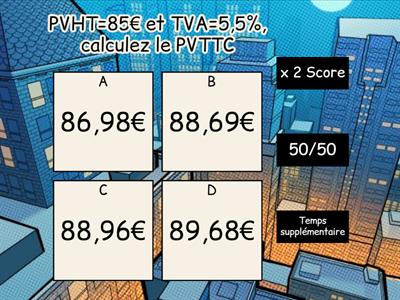 Calcul de TVA