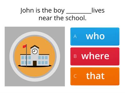 Relative Clauses (who/that/which)