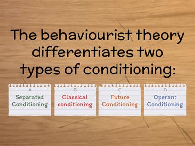 Learning Theories - Summary PEI 126