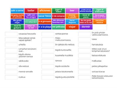 ¡Nos vemos! 1 - Tema 4 - Aficiones