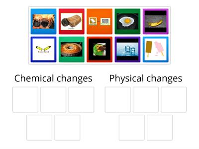 Chemical and physical changes (S)